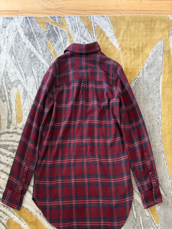 Red, Green, and Blue Plaid Button Down Top- Madewell - Picture 2 of 7